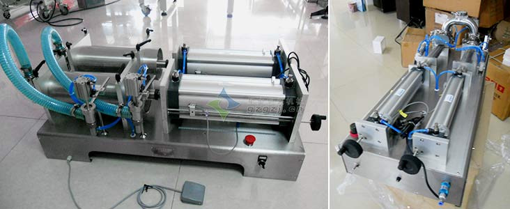 液體自動灌裝機工廠圖