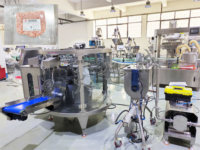 成都星火肉滑自動包裝機實拍圖