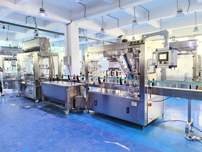 香精液體稱重灌裝機(jī)生產(chǎn)線